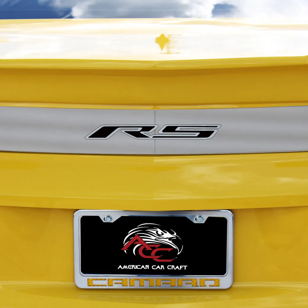 2010-2013 Camaro RS - RS Trunk Lid Plate - Brushed