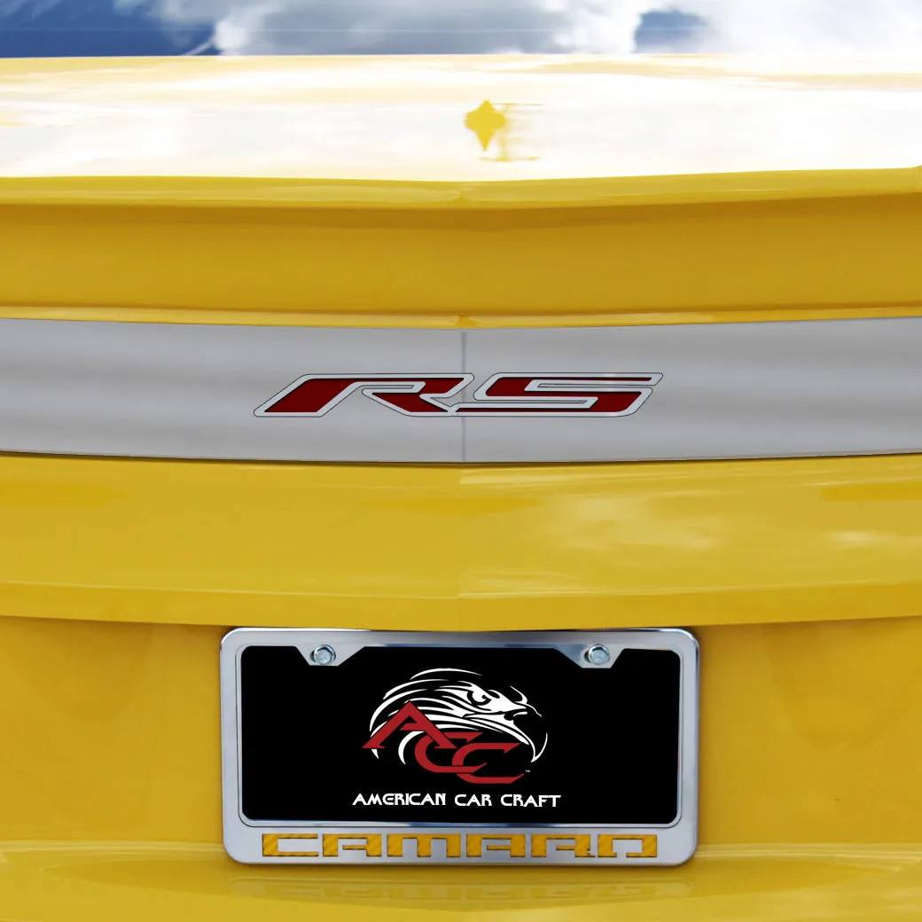 2010-2013 Camaro RS - RS Trunk Lid Plate - Brushed