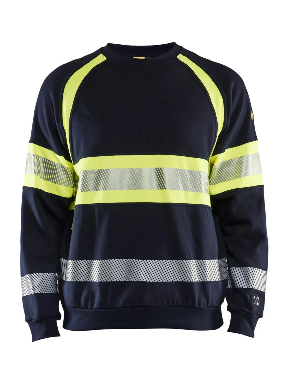 3459-1762&#x20;High&#x20;Vis&#x20;Work&#x20;Sweater&#x20;Fireproof&#x20;-&#x20;Bl&#xE5;kl&#xE4;der