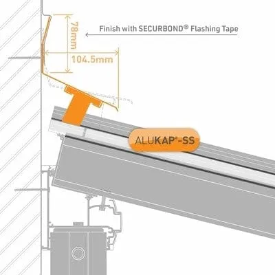 Alukap-SS Top Wall Flashing - All Sizes