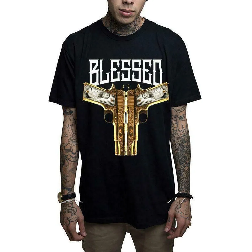 Blessed Black Mens T-Shirt