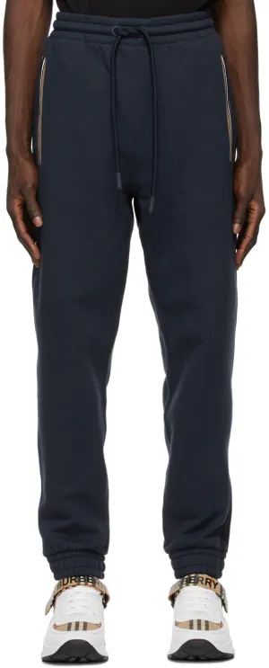 Burberry Navy Barns Icon Stripe Lounge Pants