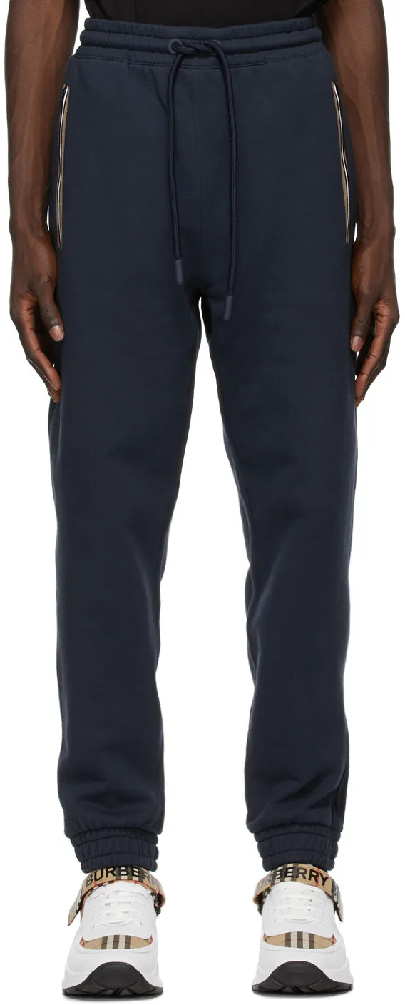Burberry Navy Barns Icon Stripe Lounge Pants