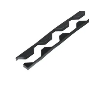 Cladco Profiled Foam Fillers to fit 34/1000 Supaseal (25mm) Black with 6mm Base (Pack of 2)