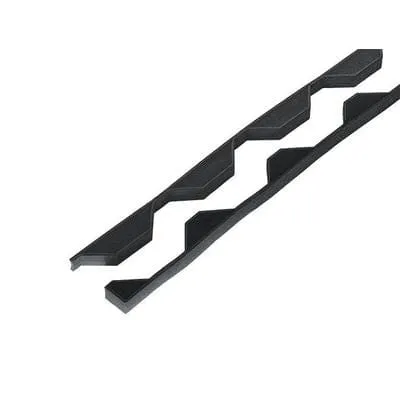 Cladco Profiled Foam Fillers to fit 34/1000 Supaseal (25mm) Black with 6mm Base (Pack of 2)