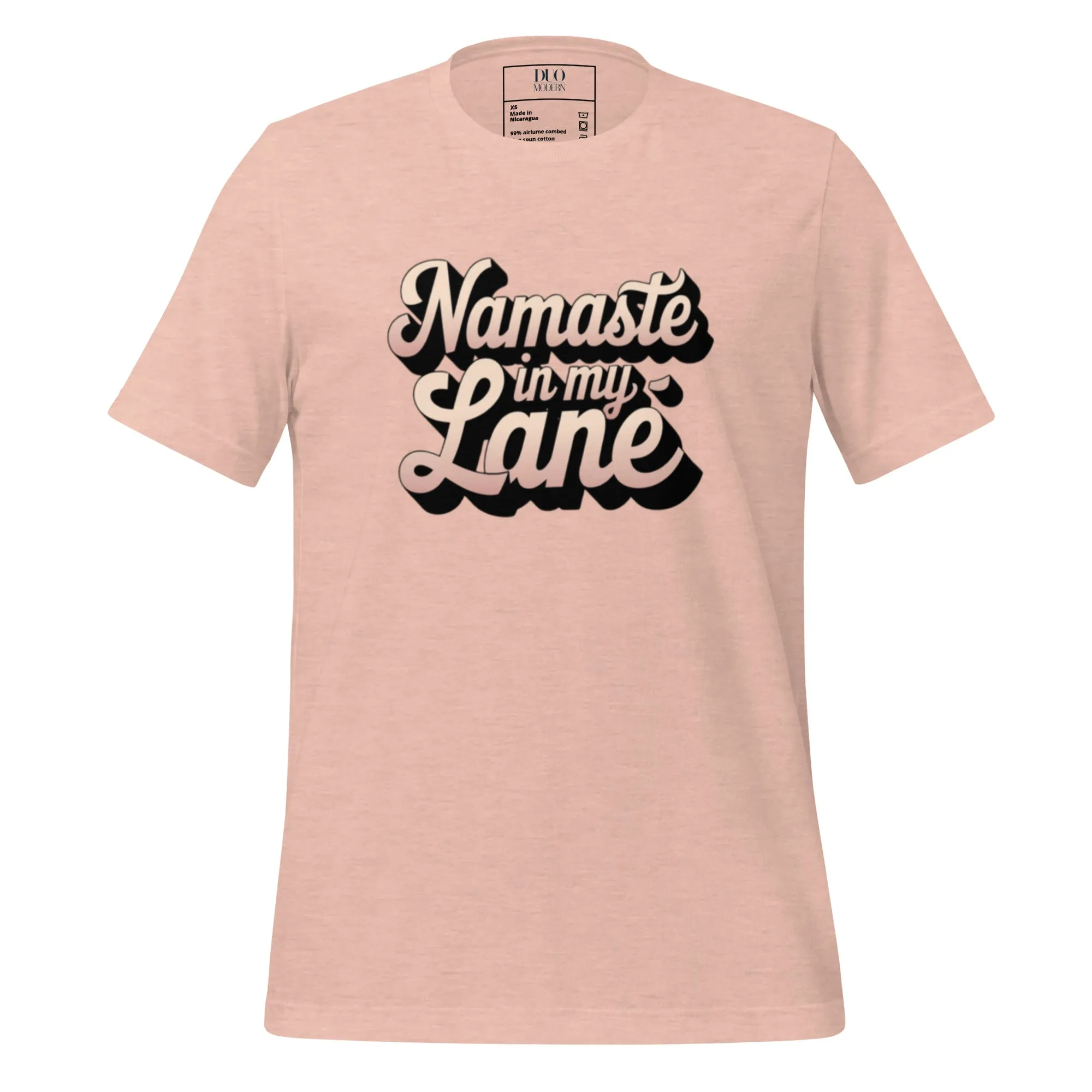DUO MODERN "Namaste In My Lane Unisex T-shirt