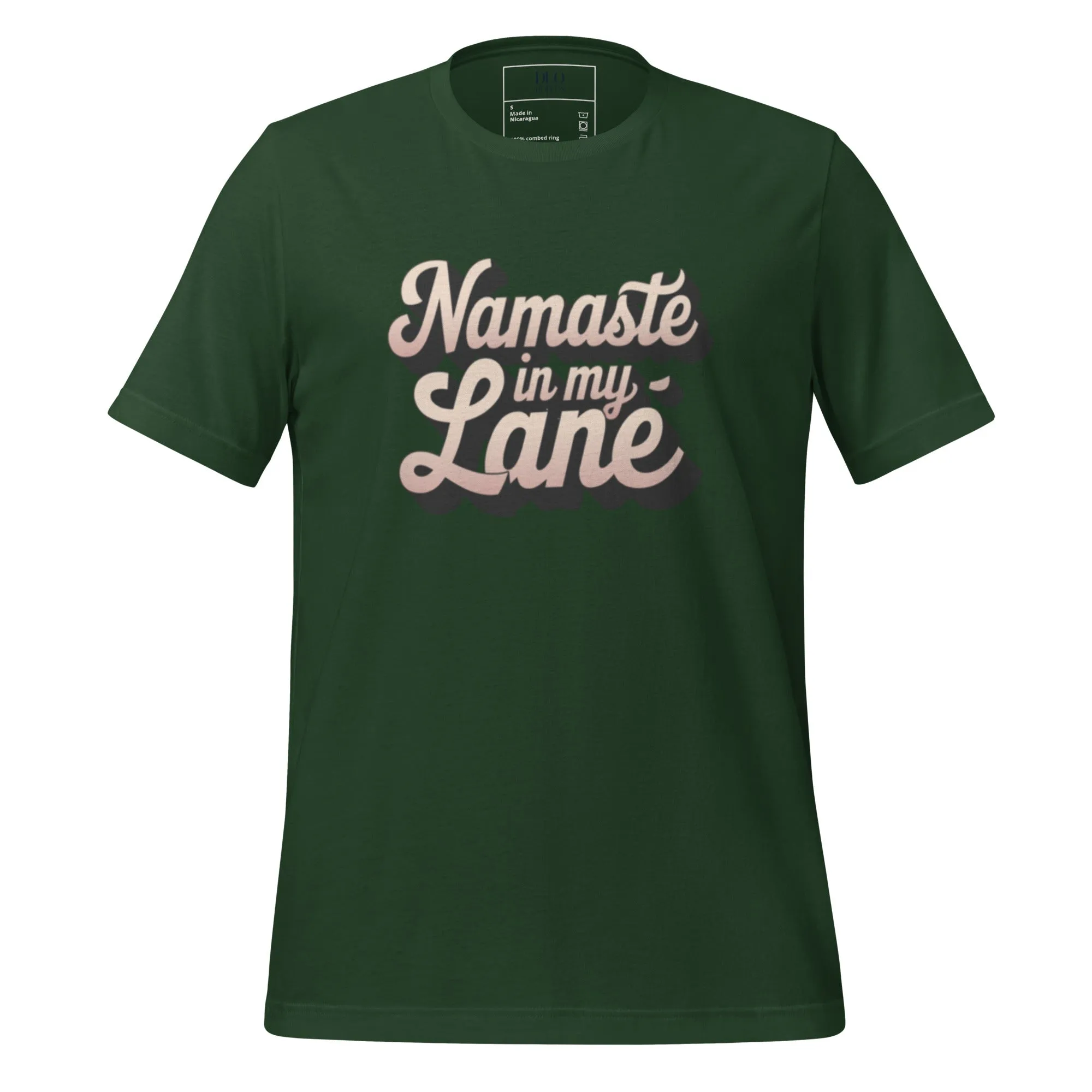 DUO MODERN "Namaste In My Lane Unisex T-shirt