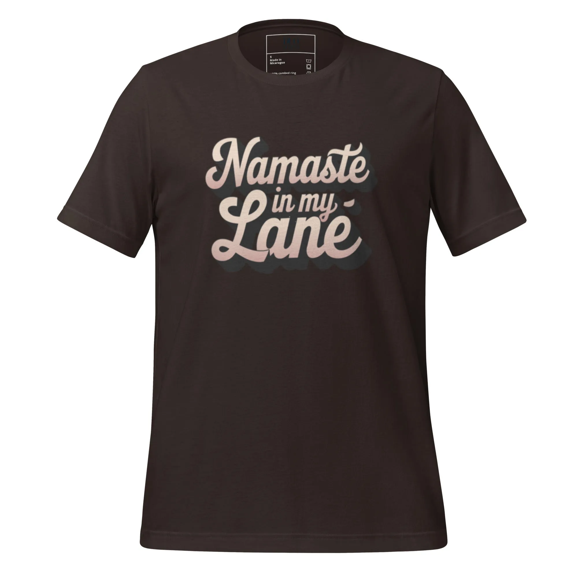DUO MODERN "Namaste In My Lane Unisex T-shirt