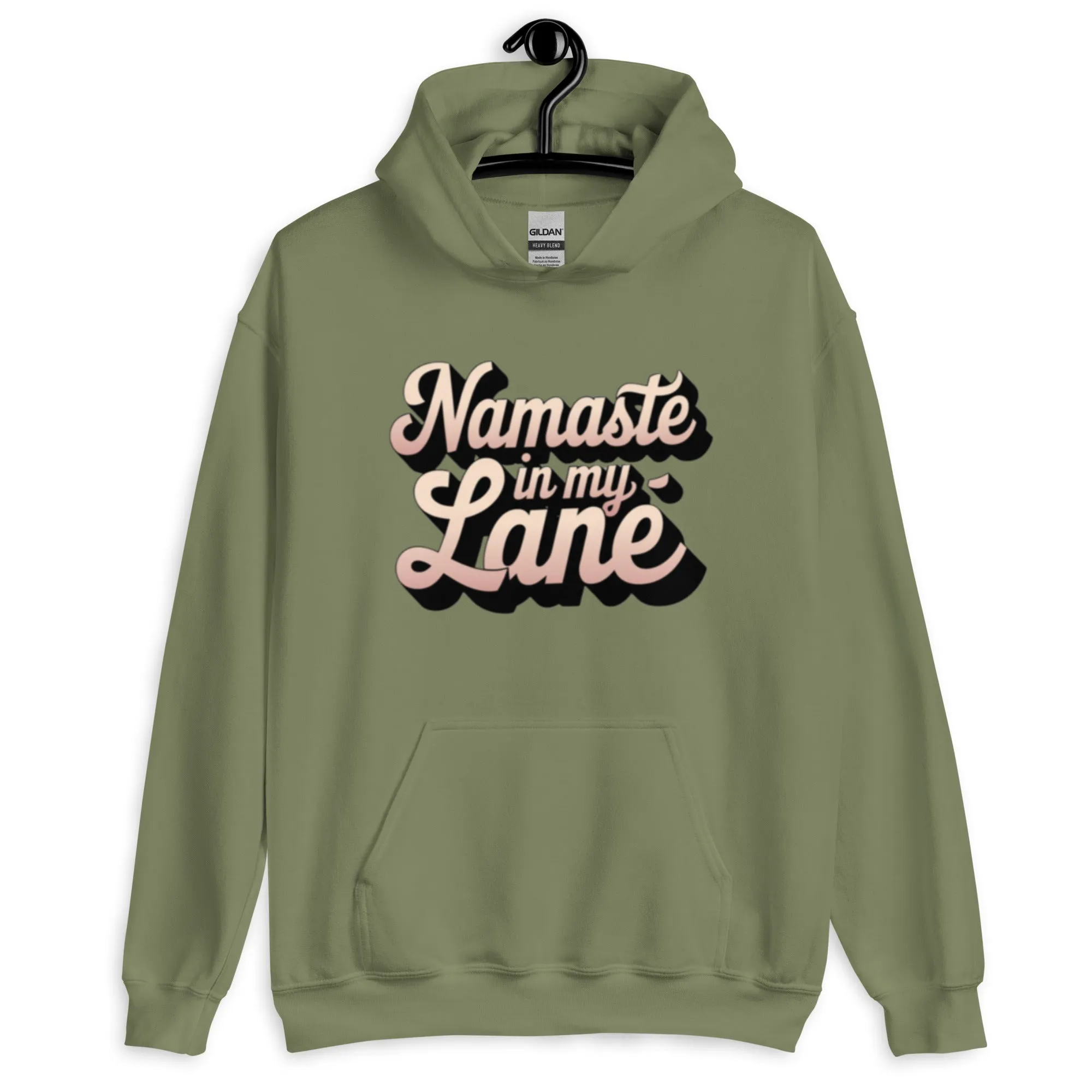 DUO MODERN "Namaste In My Lane" Unisex Hoodie