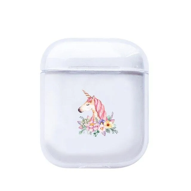 Floral Unicorn Airpods Case
