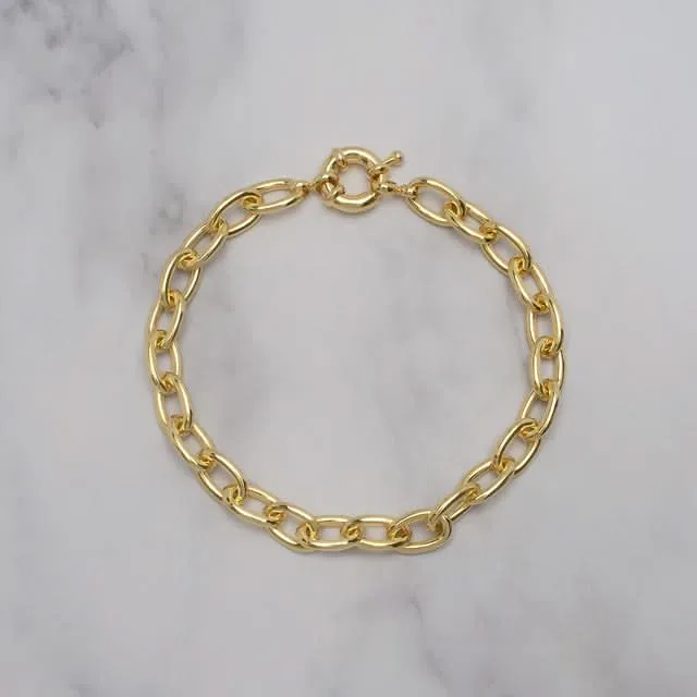 Gold Plated Link Bracelet 3