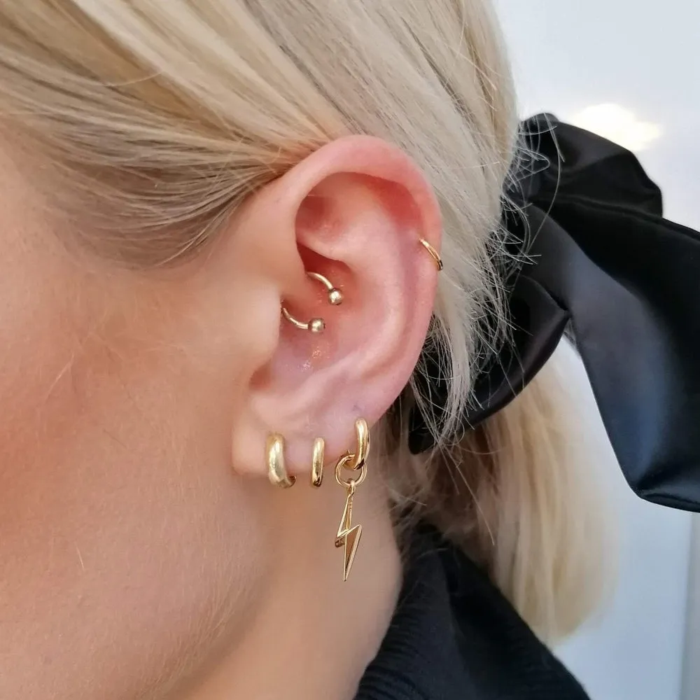 Huggie Hoop Earrings - Gold - SPESGS162
