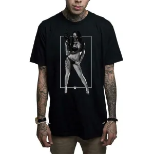 Janie Black Mens T-Shirt