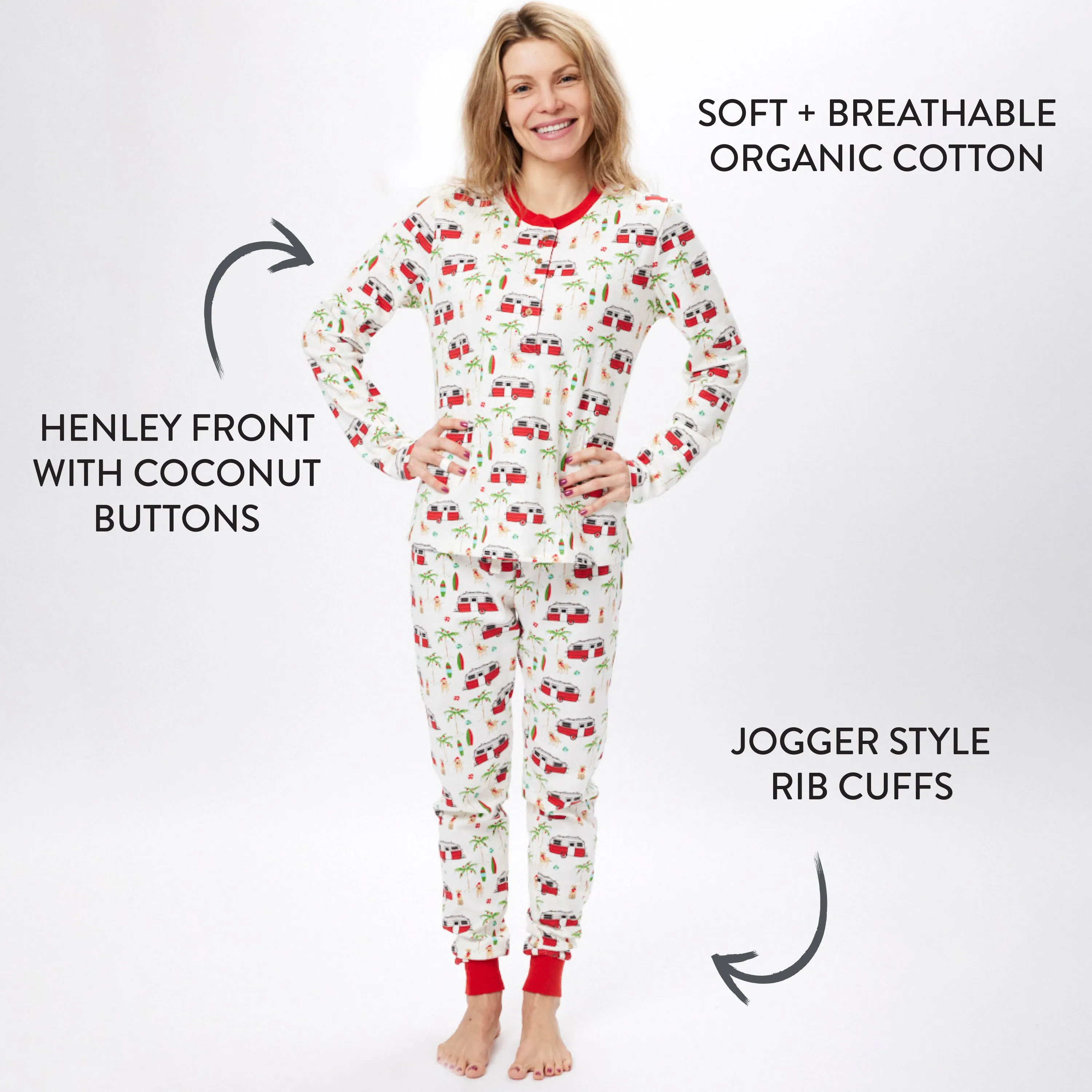 Organic Cotton Holiday Matching Family Pajamas