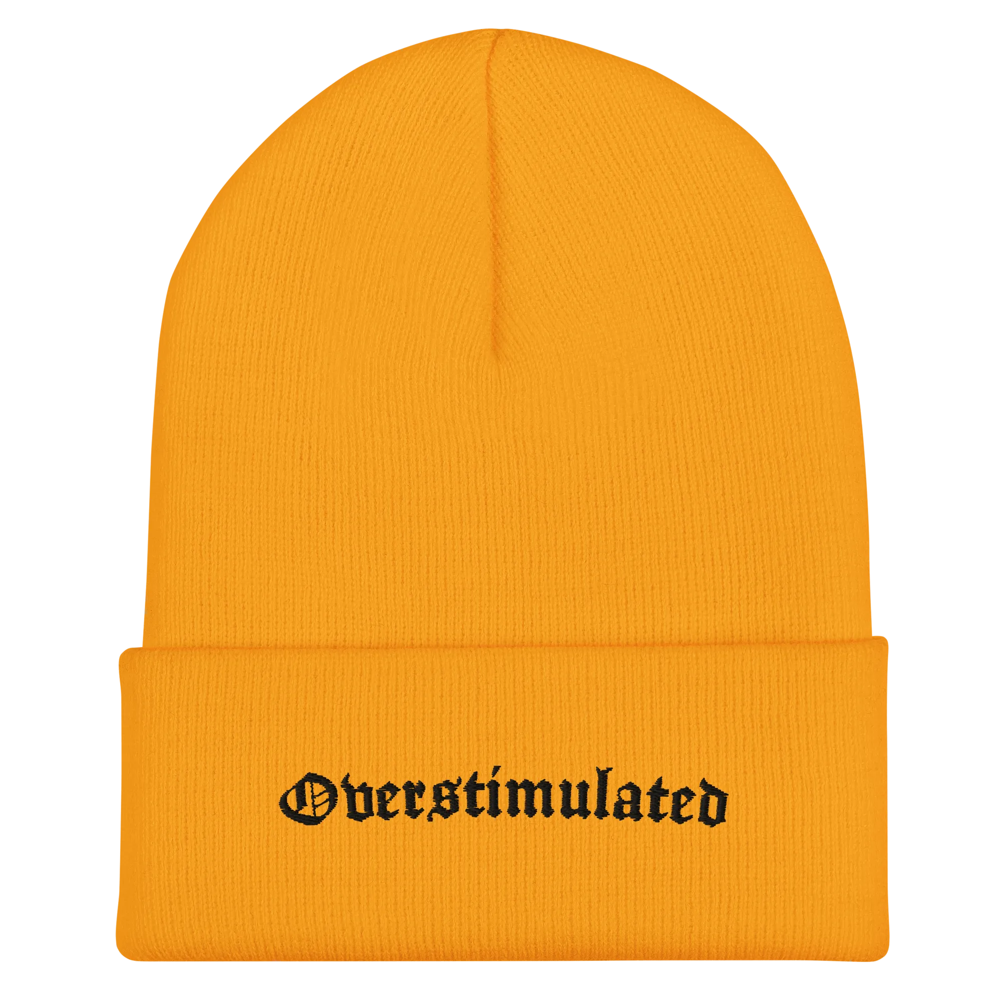 Overstimulated Cuffed Beanie