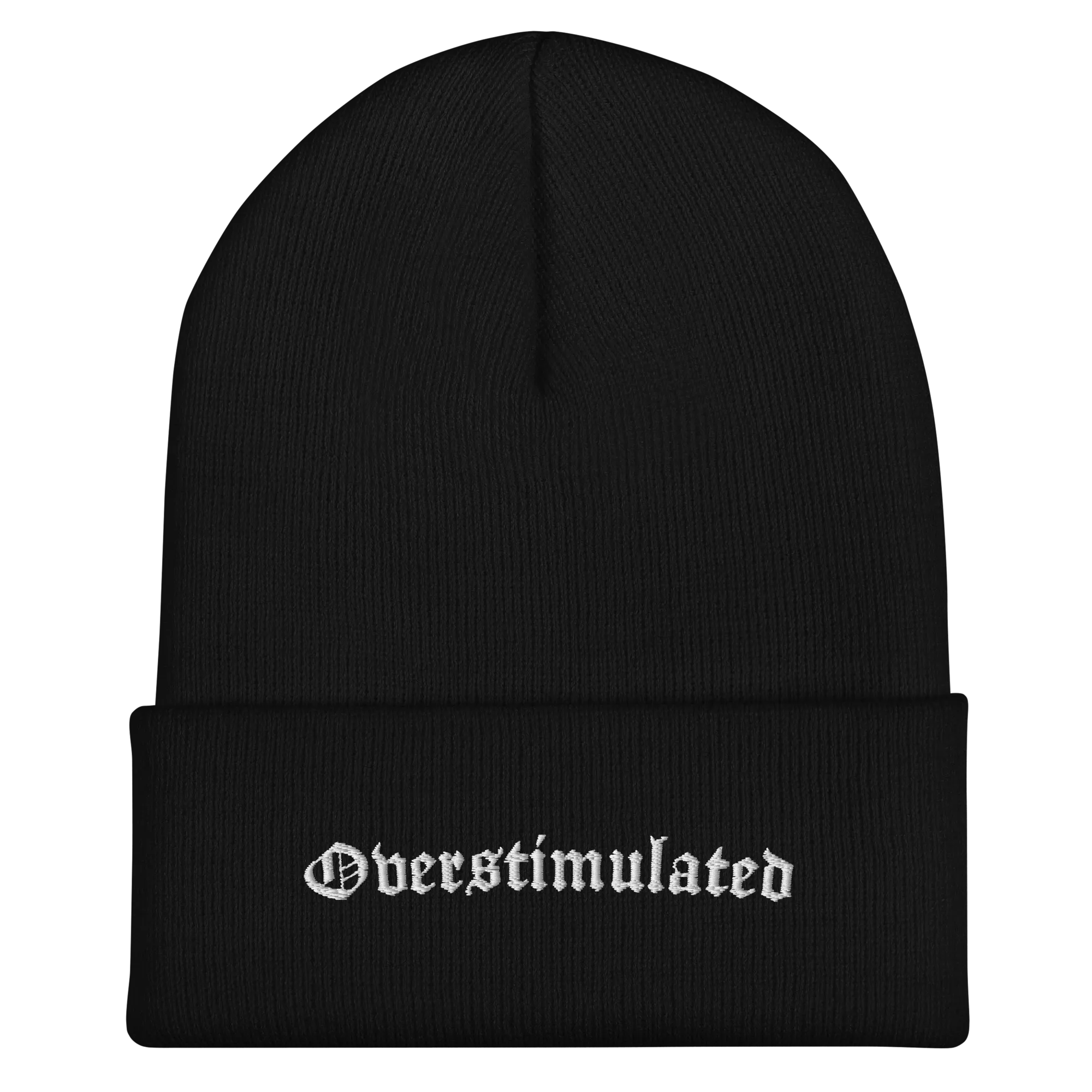 Overstimulated Cuffed Beanie