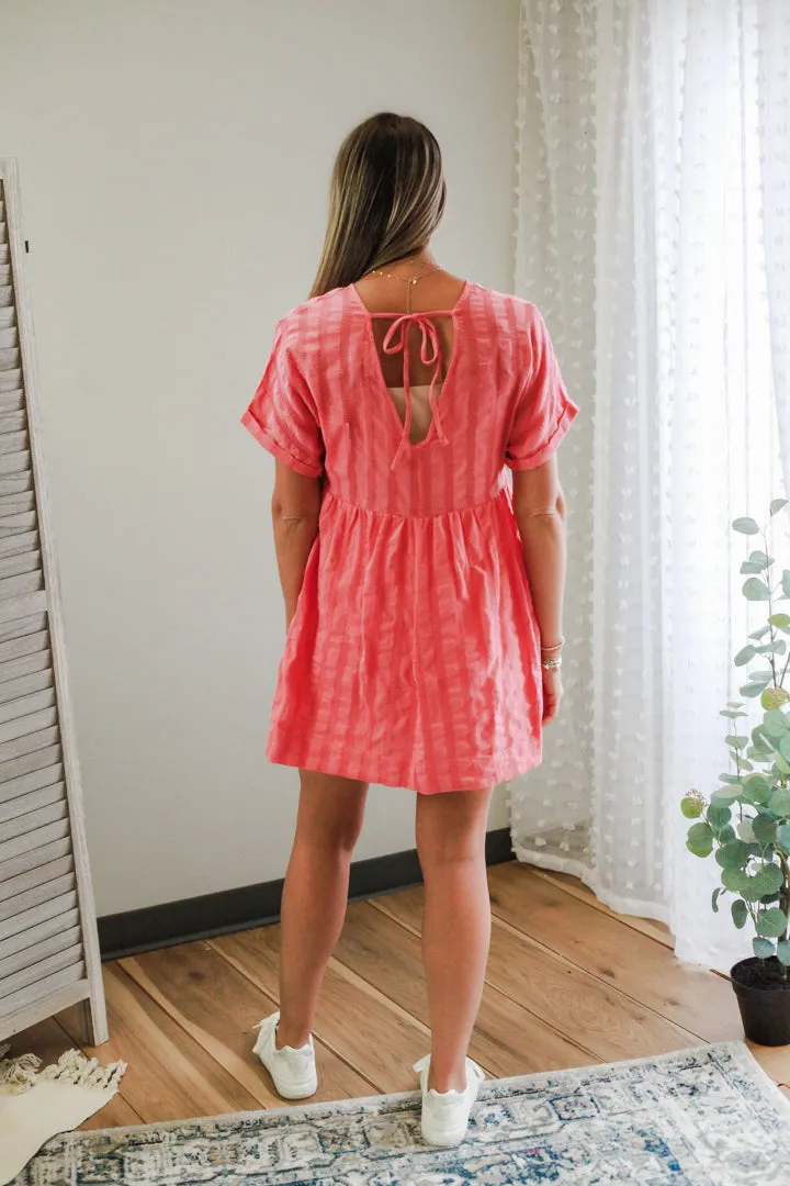 Striped Babydoll Dress