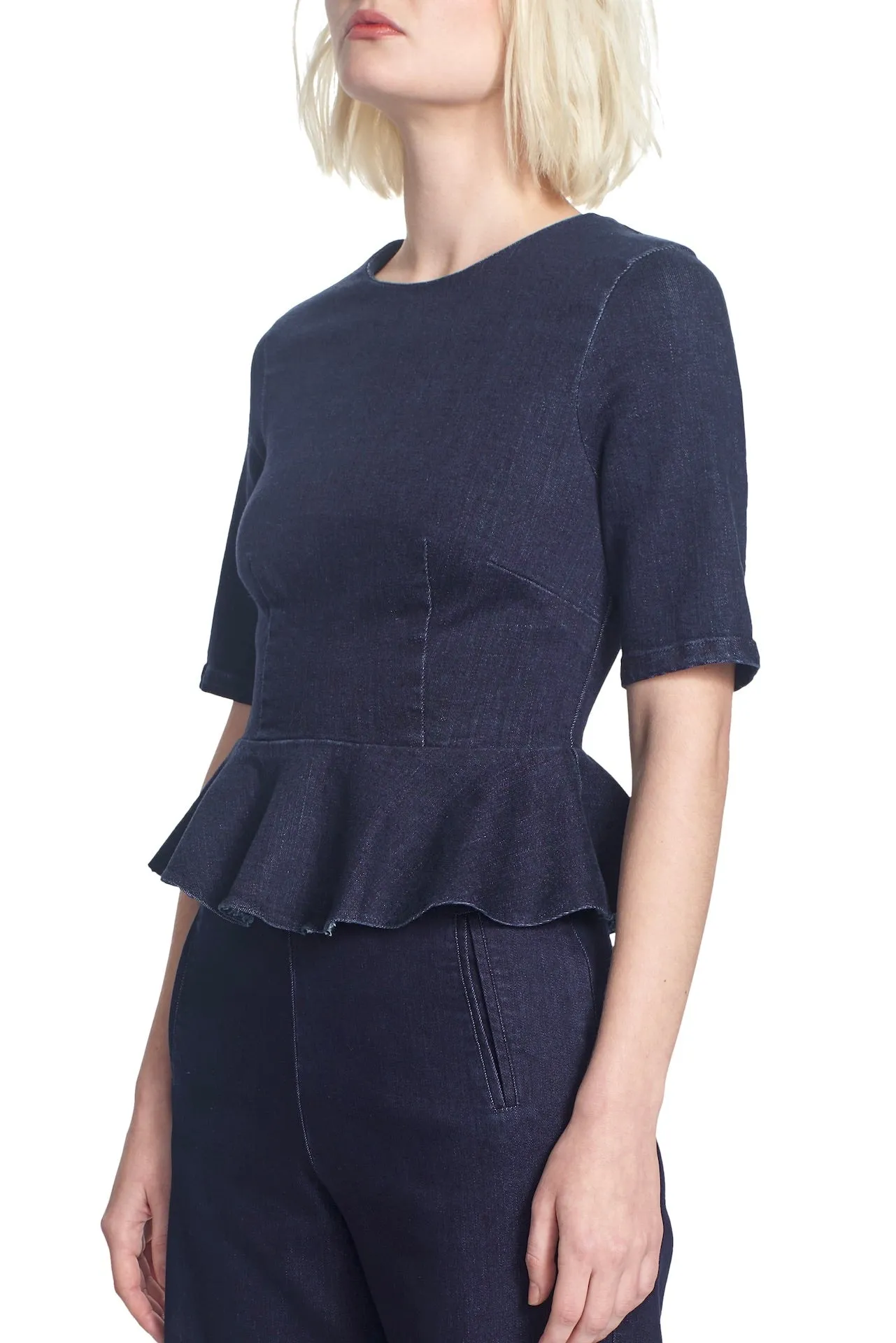 THE YOLANDA TOP- Demin