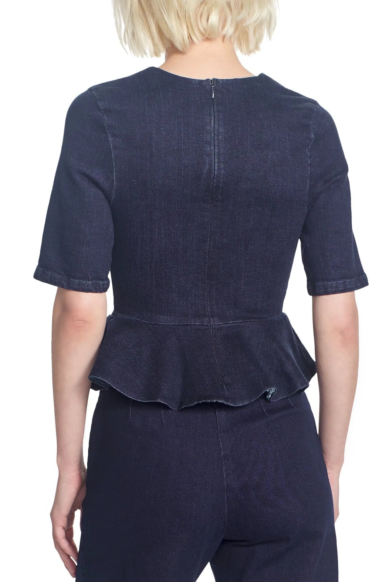 THE YOLANDA TOP- Demin