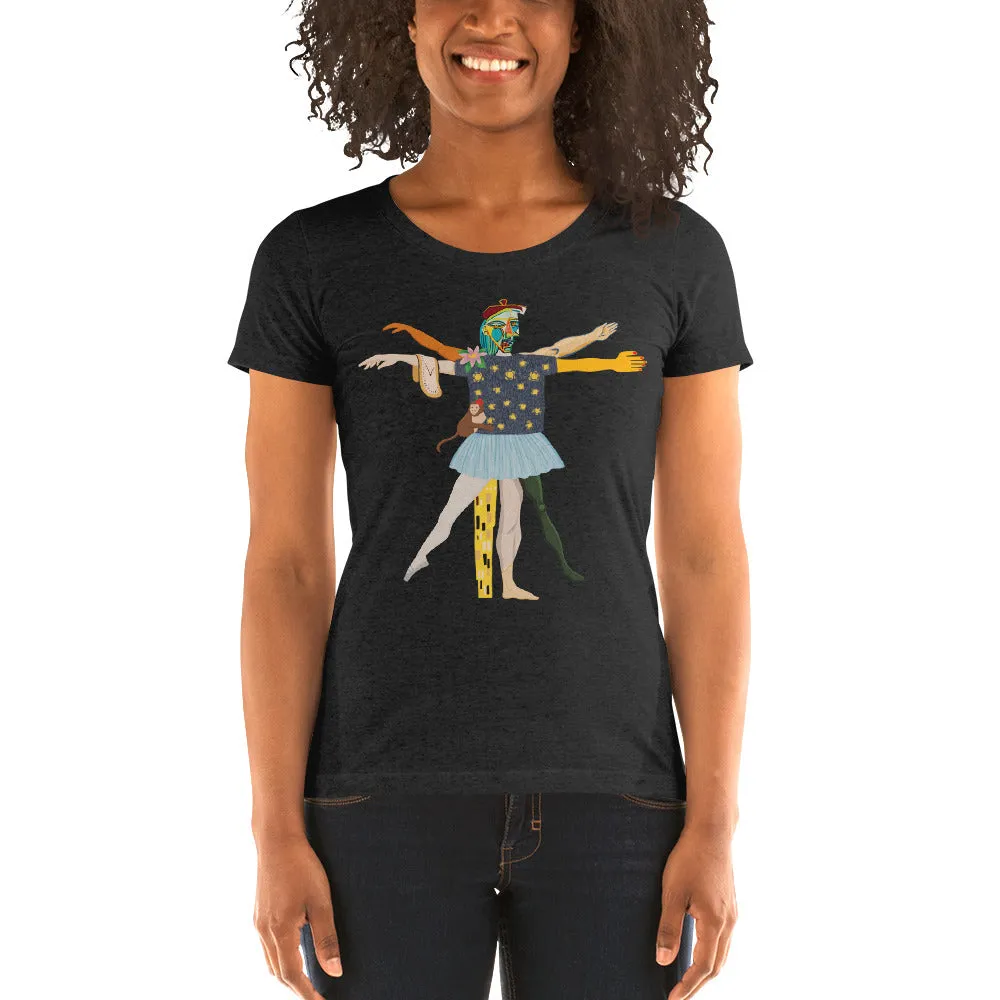 Vitruvian Ladies' short sleeve t-shirt