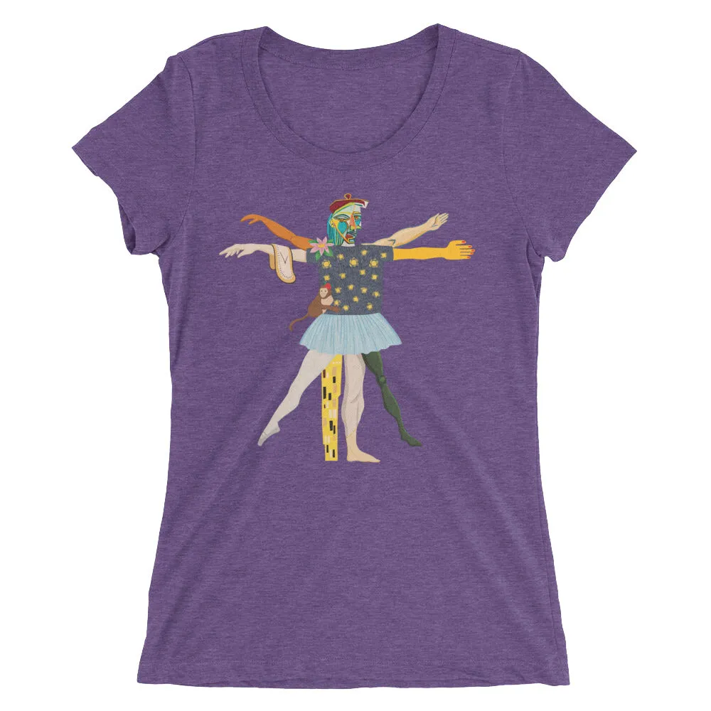 Vitruvian Ladies' short sleeve t-shirt