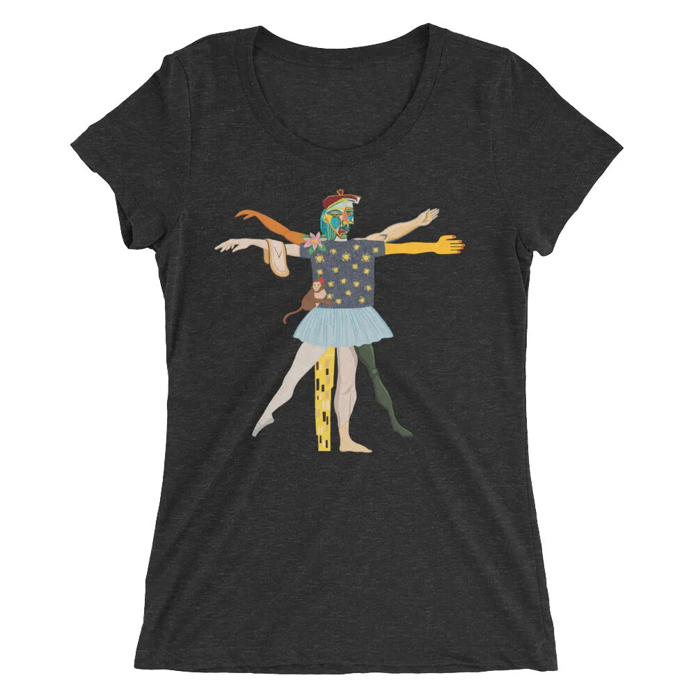 Vitruvian Ladies' short sleeve t-shirt