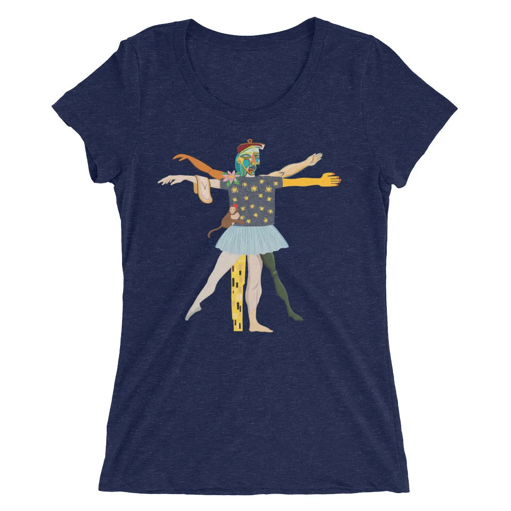 Vitruvian Ladies' short sleeve t-shirt