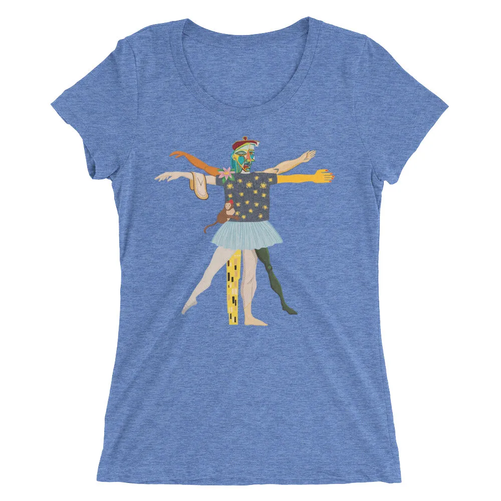Vitruvian Ladies' short sleeve t-shirt