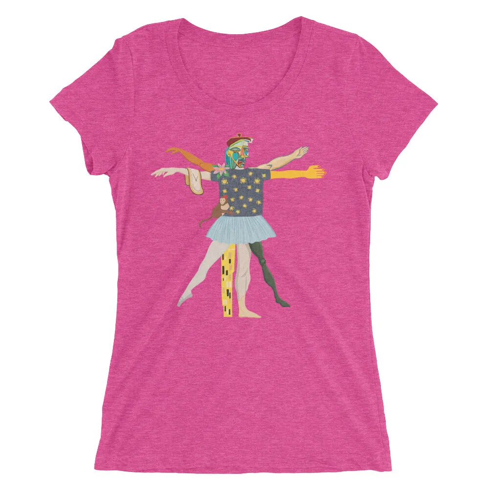 Vitruvian Ladies' short sleeve t-shirt