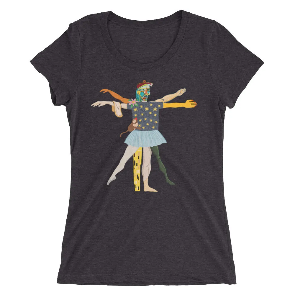 Vitruvian Ladies' short sleeve t-shirt