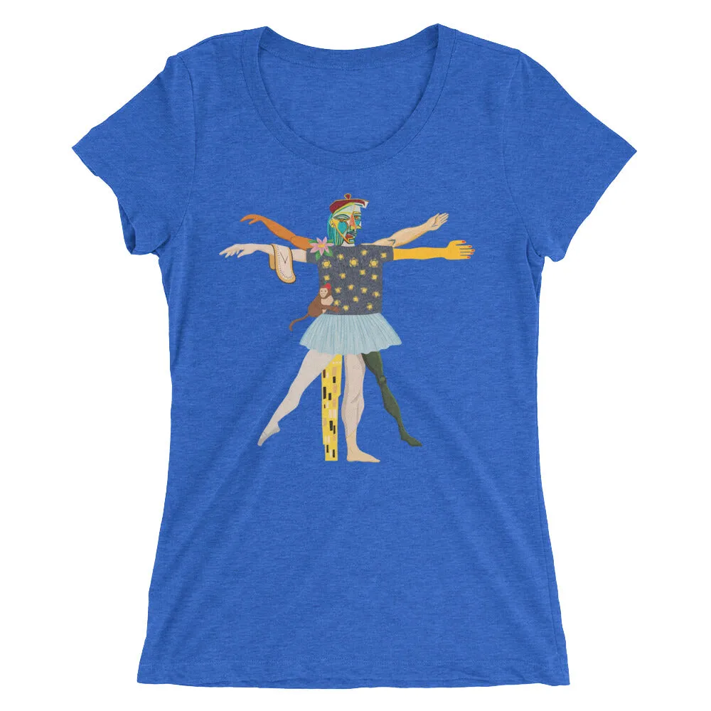 Vitruvian Ladies' short sleeve t-shirt