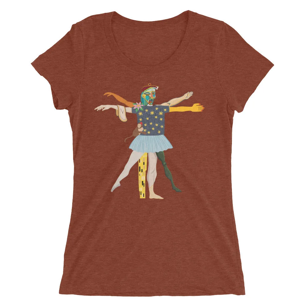 Vitruvian Ladies' short sleeve t-shirt