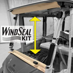 WindSeal Kit. Wind-Proof Your Cart.